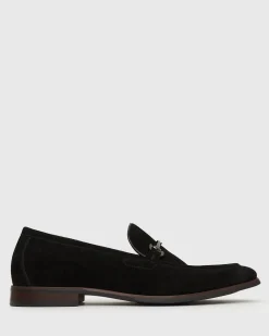 Betts Loafers|Dress^NATE Leather Buckle Trim Loafers