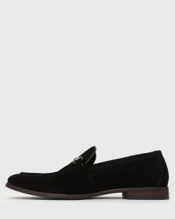 Betts Loafers|Dress^NATE Leather Buckle Trim Loafers