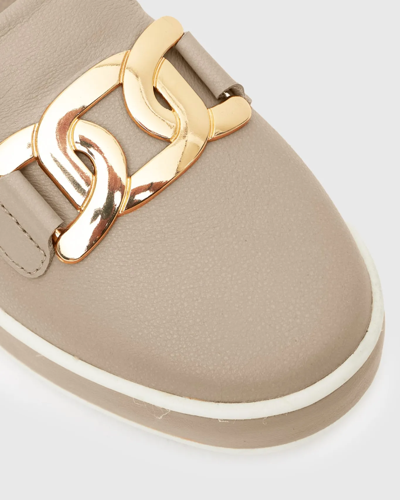 Women Betts Loafers|Leather^NED Gold Trim Leather Loafers