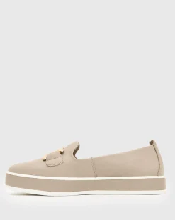Women Betts Loafers|Leather^NED Gold Trim Leather Loafers