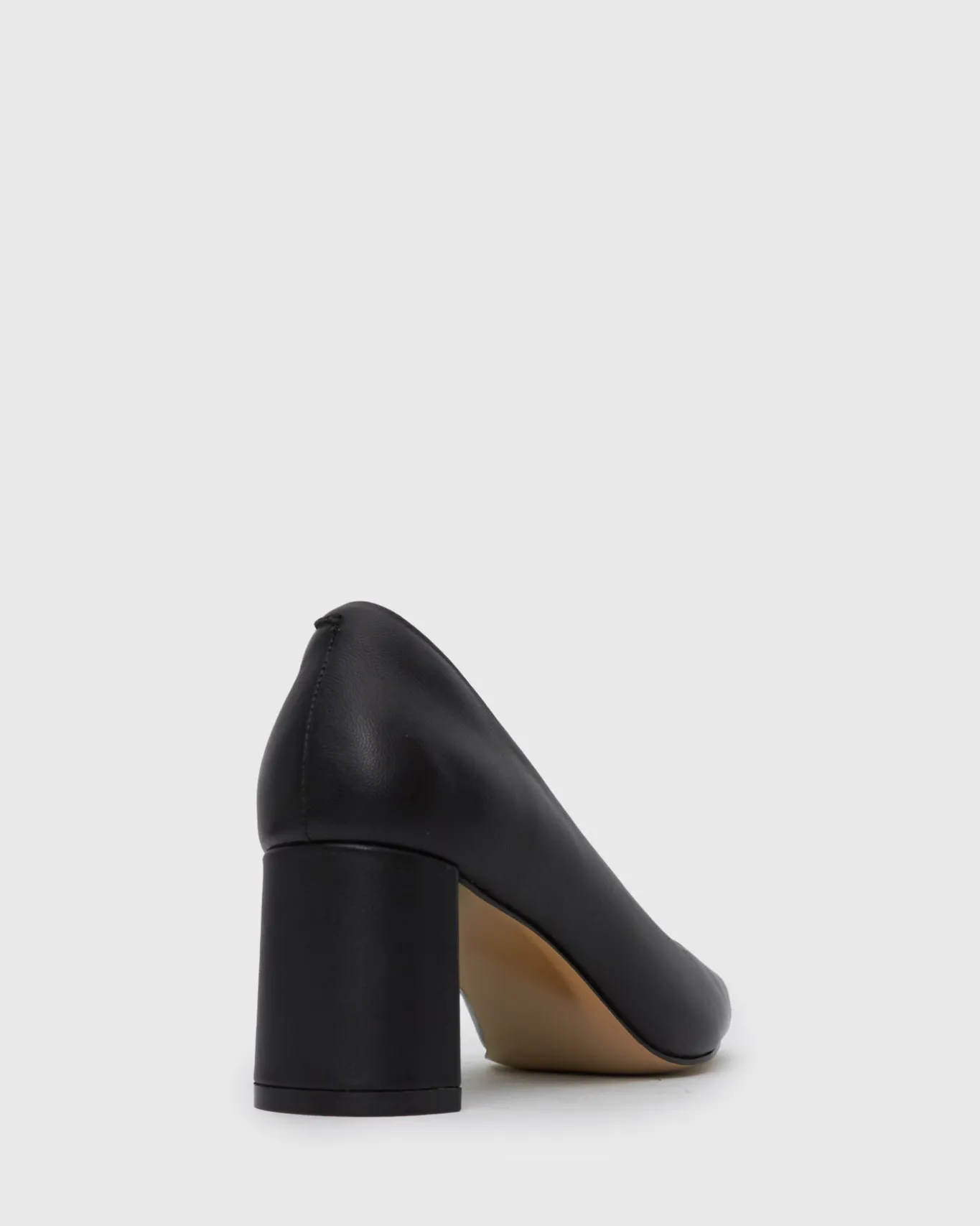 Women Betts Pumps|Low-Mid^ORICAL Leather Low Block Heels