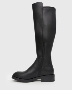 Women Betts Riding|Knee High^PIERCE Rounded Toe Knee-High Boots