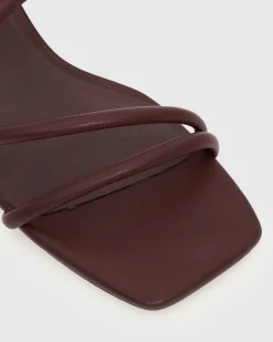Women Betts Block|Low-Mid^PRE-ORDER HALLIE Low Wooden Block Heel Mules