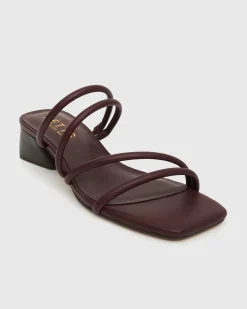 Women Betts Block|Low-Mid^PRE-ORDER HALLIE Low Wooden Block Heel Mules