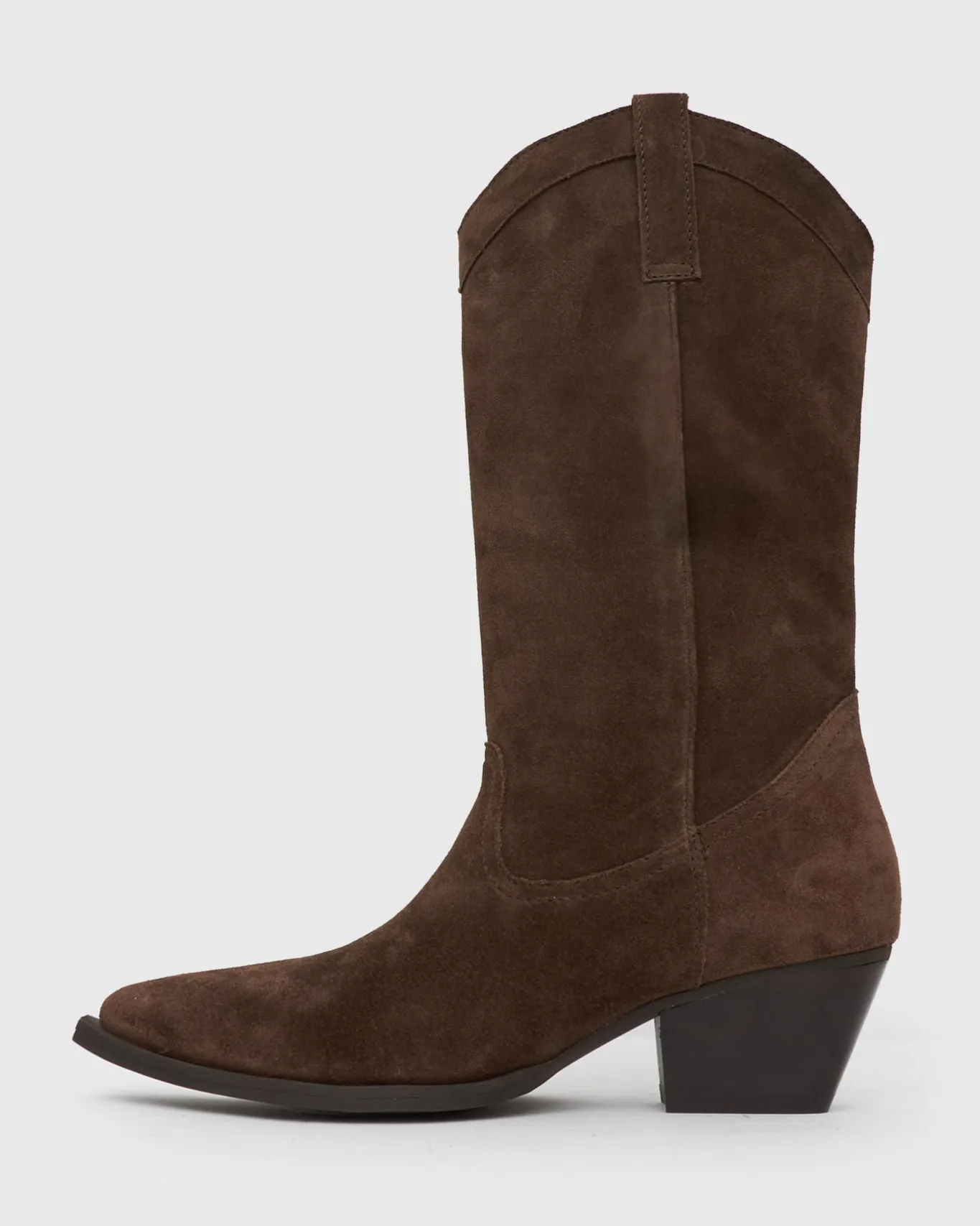 Women Betts Chocolate|Leather^PRE-ORDER HOWDY Suede Leather Western Boots