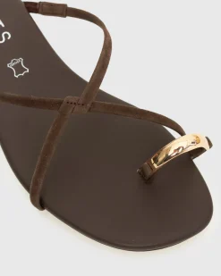 Women Betts Sandals|Flats^PRE-ORDER MANTRA Leather Flat Strappy Sandals