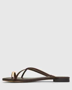 Women Betts Sandals|Flats^PRE-ORDER MANTRA Leather Flat Strappy Sandals