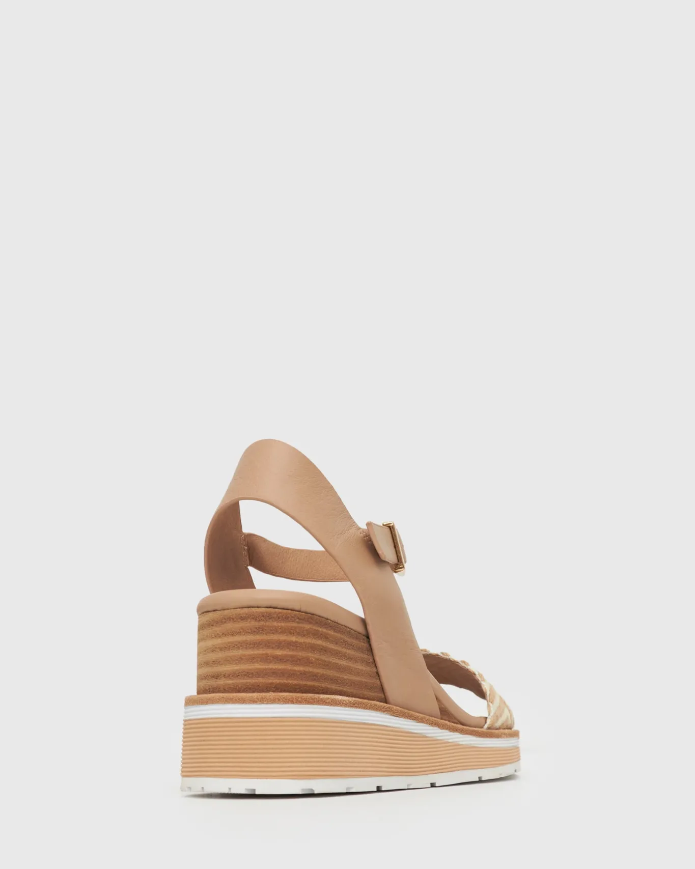 Women Betts Leather|Heeled^PRE-ORDER SANDREA Stacked Heel Wedges