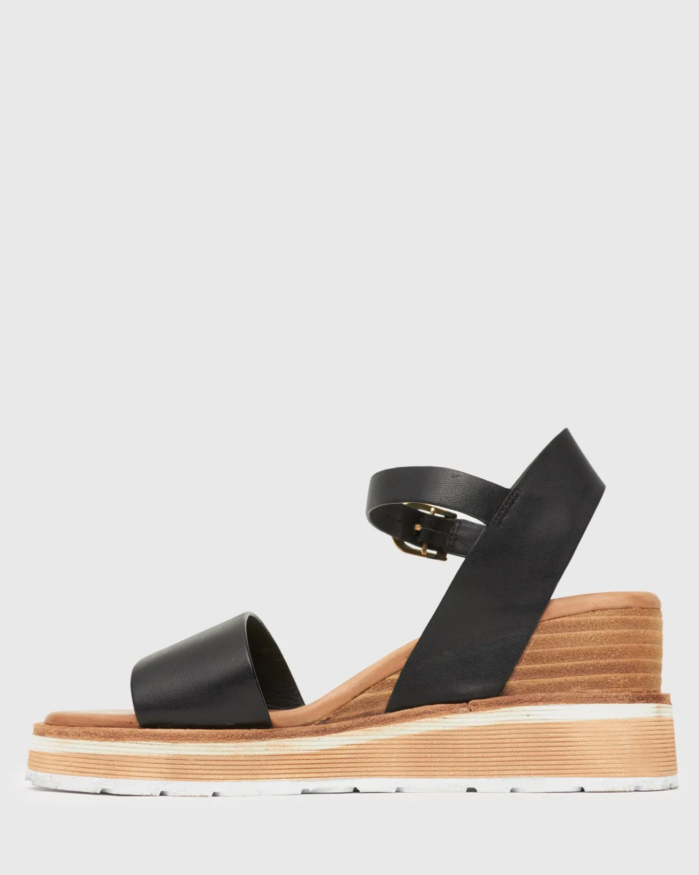Women Betts Leather|Heeled^PRE-ORDER SANDREA Stacked Heel Wedges