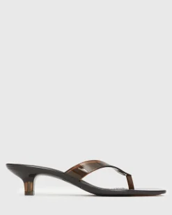 Women Betts Low-Mid|Heeled^PRE-ORDER TYLA Jelly Kitten Heel Thong Sandals