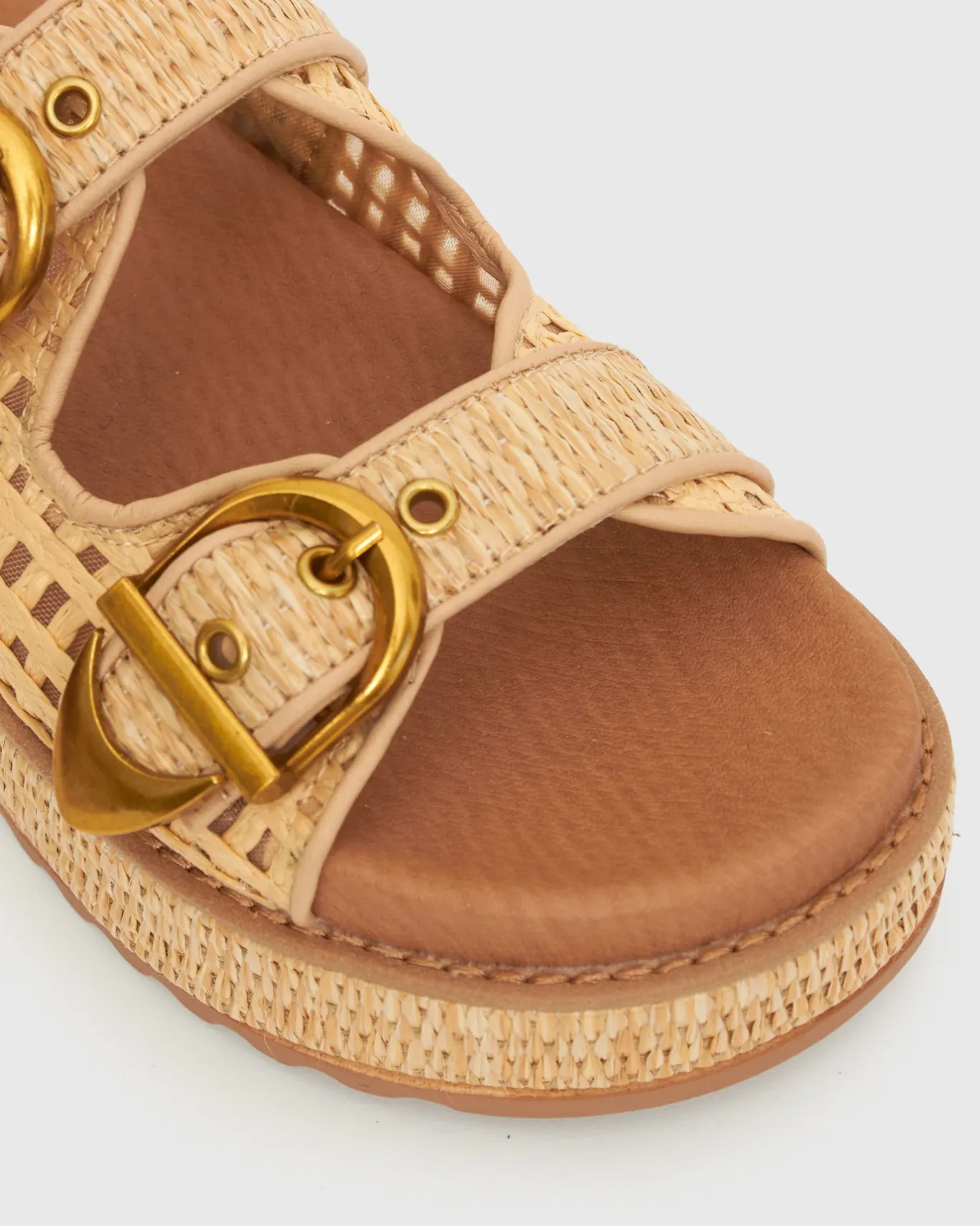 Women Betts Sandals|Flats^PRE-ORDER VACAY Raffia Platform Slide Sandals