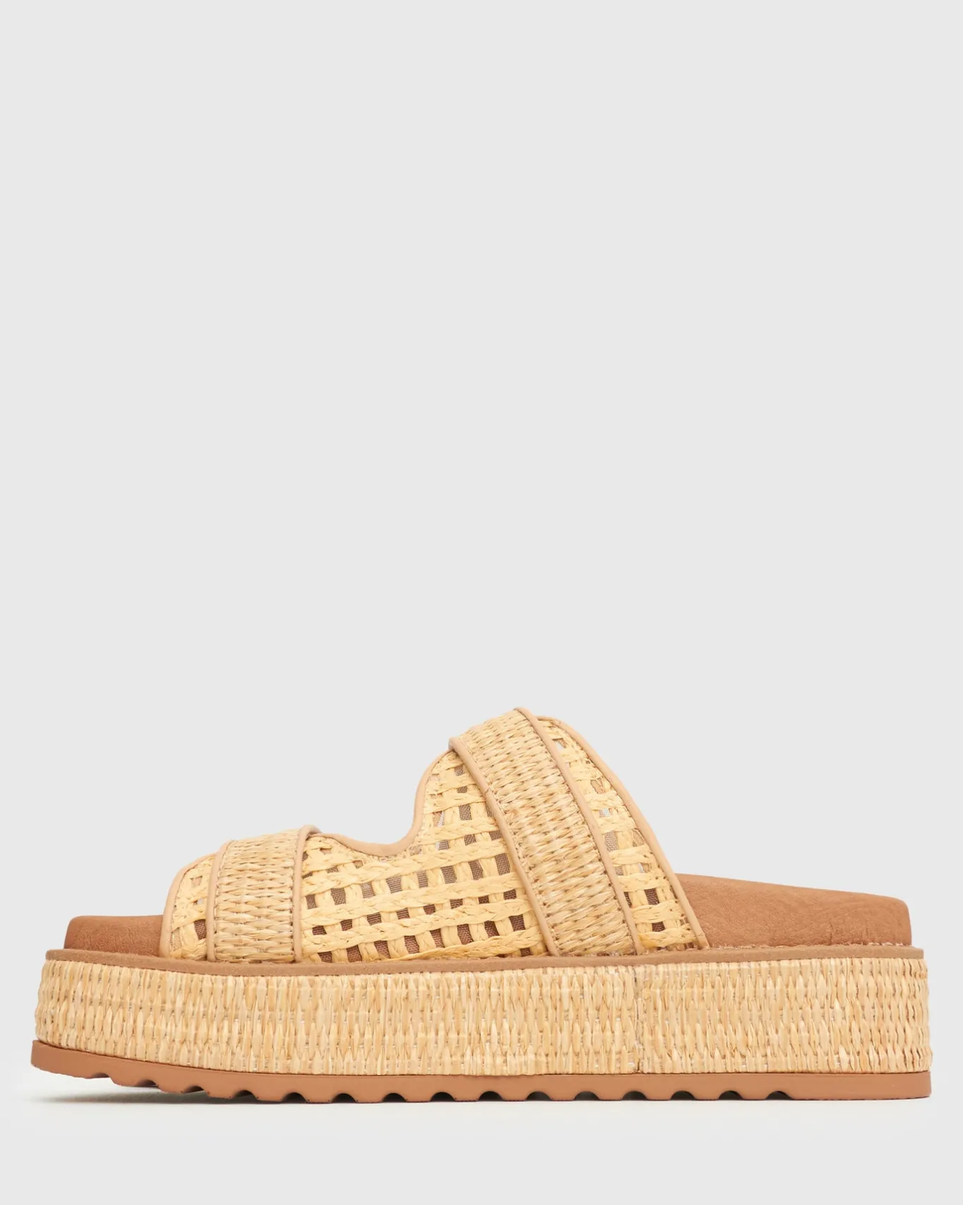 Women Betts Sandals|Flats^PRE-ORDER VACAY Raffia Platform Slide Sandals