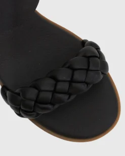 Women Betts Wider Fit|Block^PRE-ORDER Wider Fit HANSEL Braided Ankle Strap Sandals