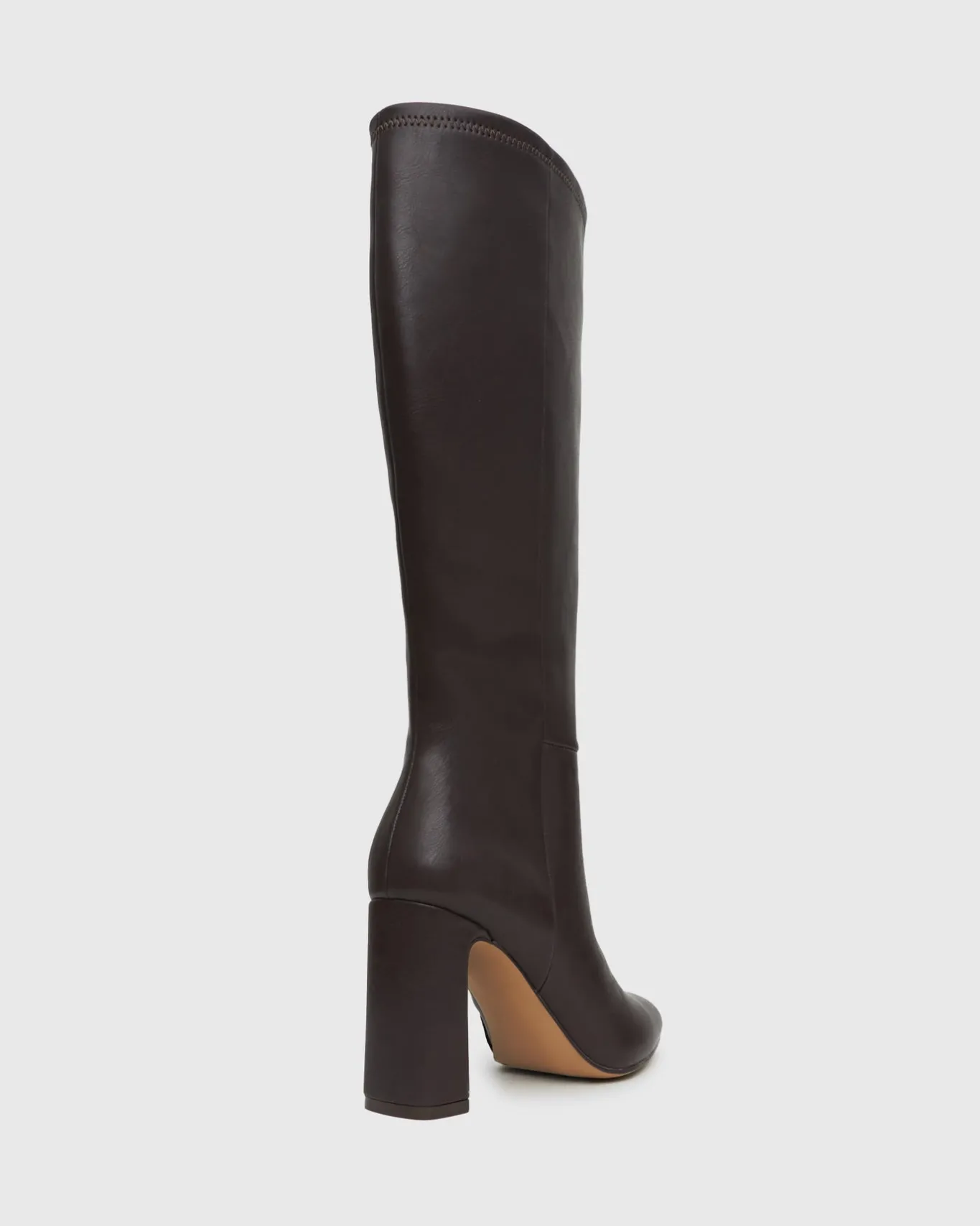 Women Betts Knee High|Chocolate^PRIME Block Heel Knee High Boots