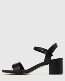 Women Betts Block|Low-Mid^RORY Vegan Round Toe Sandals