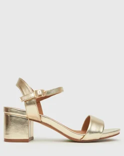 Women Betts Bridal|Block^RORY Vegan Round Toe Sandals