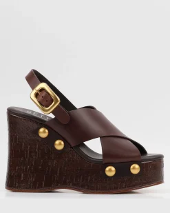 Women Betts High|Platforms^SIA Crossover Platform Wedges