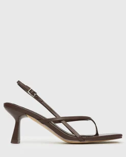 Women Betts Low-Mid|Stilettos^SIENA Strappy Thong Heel Sandals