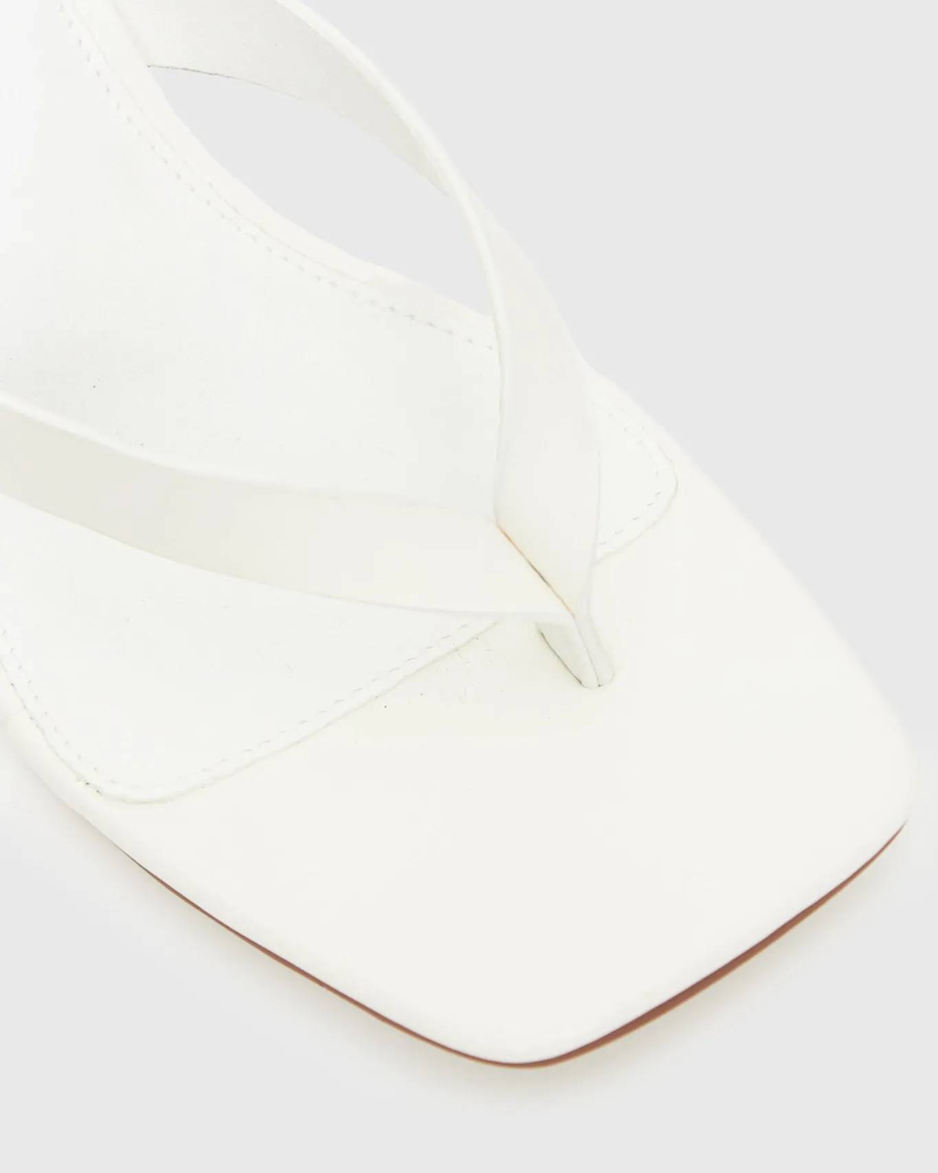 Women Betts Bridal|Block^SUNDOWNER Leather Thong Mule Sandals