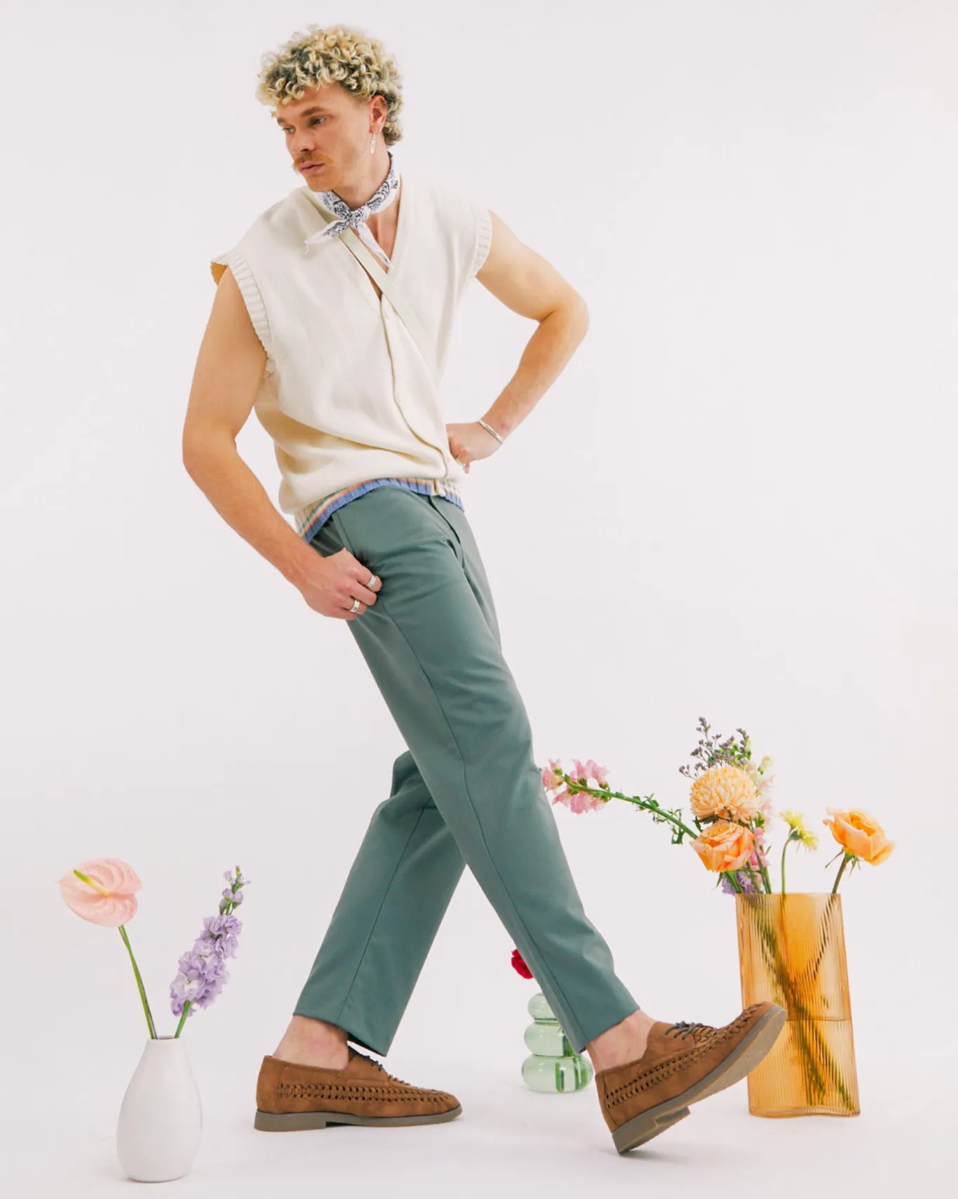Betts Casual^TEATHER Vegan Huarache Sandals