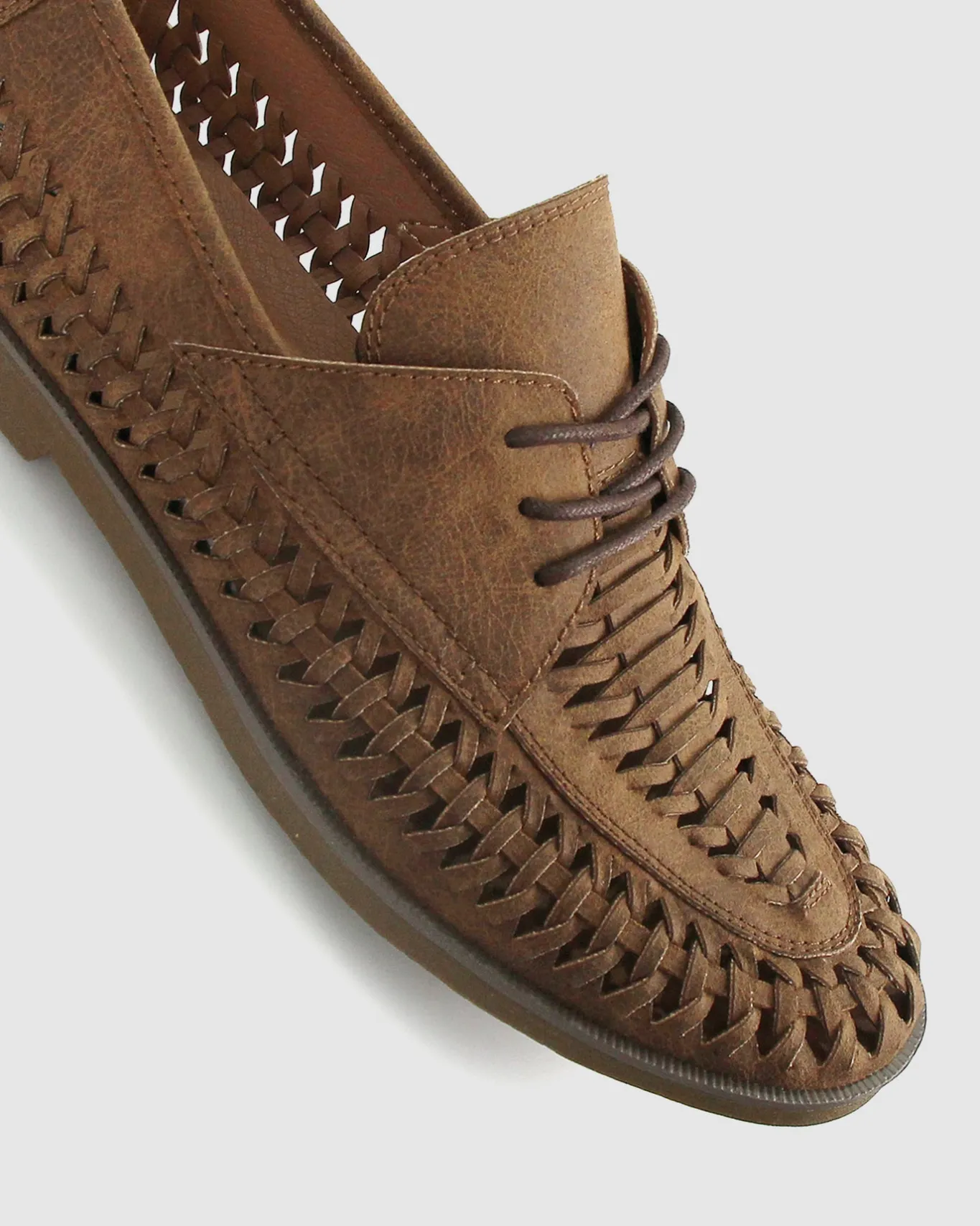 Betts Casual^TEATHER Vegan Huarache Sandals