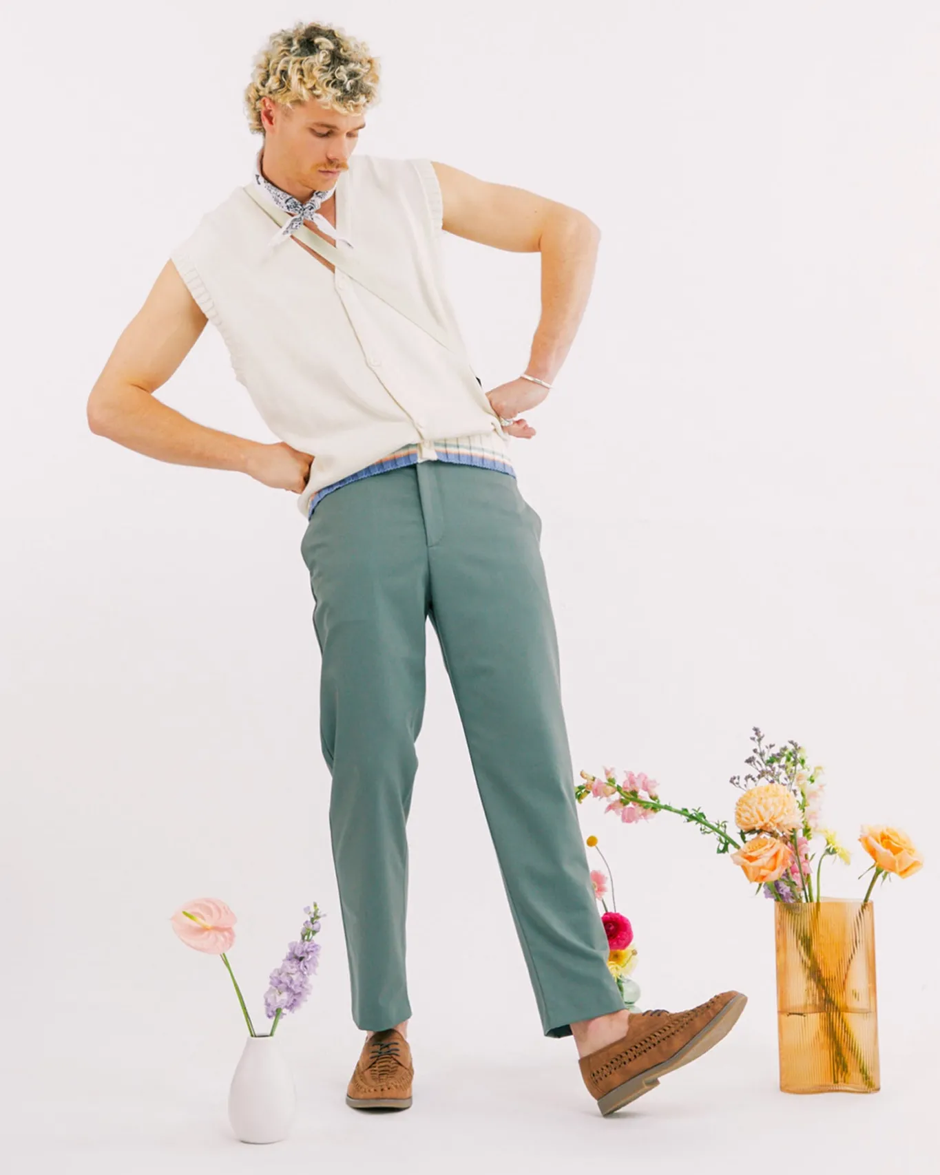 Betts Casual^TEATHER Vegan Huarache Sandals