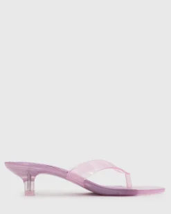 Women Betts Low-Mid|Heeled^TYLA Jelly Kitten Heel Thong Sandals