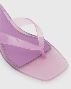Women Betts Low-Mid|Heeled^TYLA Jelly Kitten Heel Thong Sandals