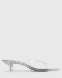 Women Betts Low-Mid|Heeled^TYLA Jelly Kitten Heel Thong Sandals