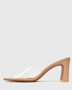 Women Betts Bridal|Block^UNIQUE Square Toe Heeled Mules
