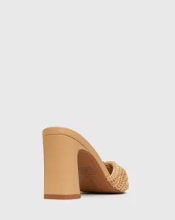 Women Betts Block|Low-Mid^UNITE Twist Front Block Heel Mules