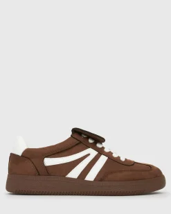 Women Betts Wider Fit|Wider Fit^Wider Fit BUTTERSCOTCH Low-Top Lace-Up Sneakers