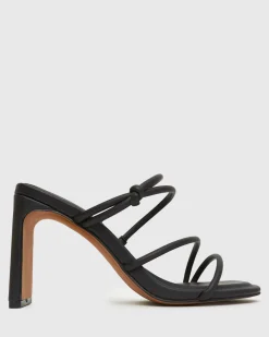 Women Betts Wider Fit|Block^Wider Fit CLEOPATRA High-Heeled Strappy Mules