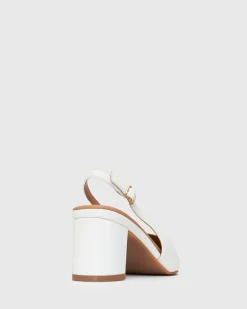 Women Betts Wider Fit|Pumps^Wider Fit GUS Block Heel Slingback Pumps