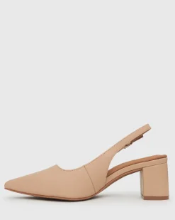 Women Betts Wider Fit|Pumps^Wider Fit GUS Block Heel Slingback Pumps