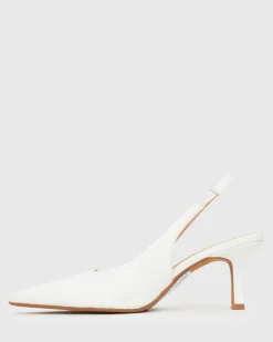 Women Betts Wider Fit|Pumps^Wider Fit JERRY Slingback Stiletto Heel Pumps