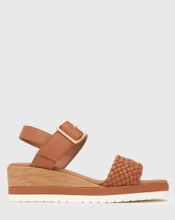 Women Betts Wider Fit|Low-Mid^Wider Fit KENZIE Vegan Low Wedge Sandals