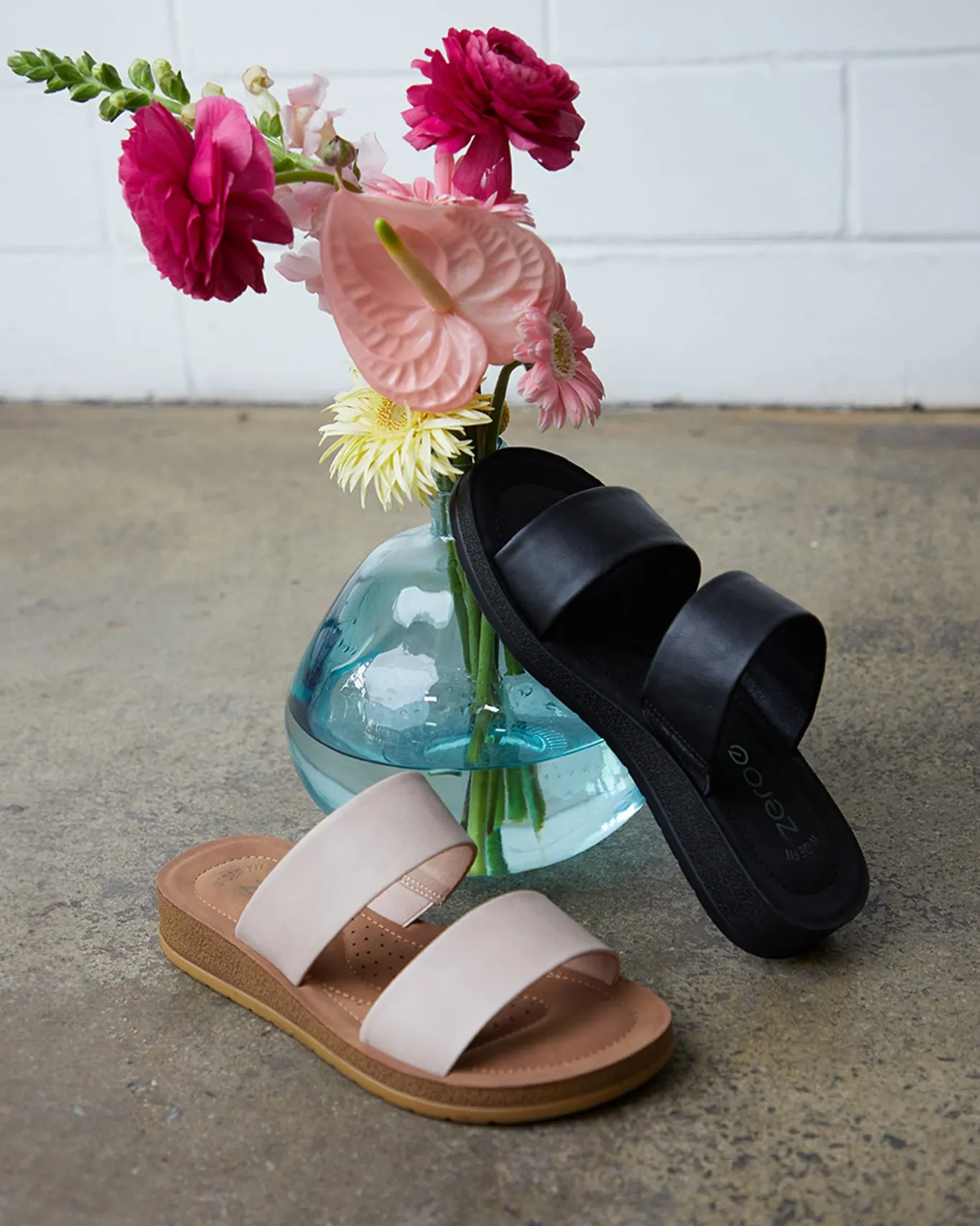Women Betts Sandals|Flats^Wider Fit ROWIE Vegan Slides
