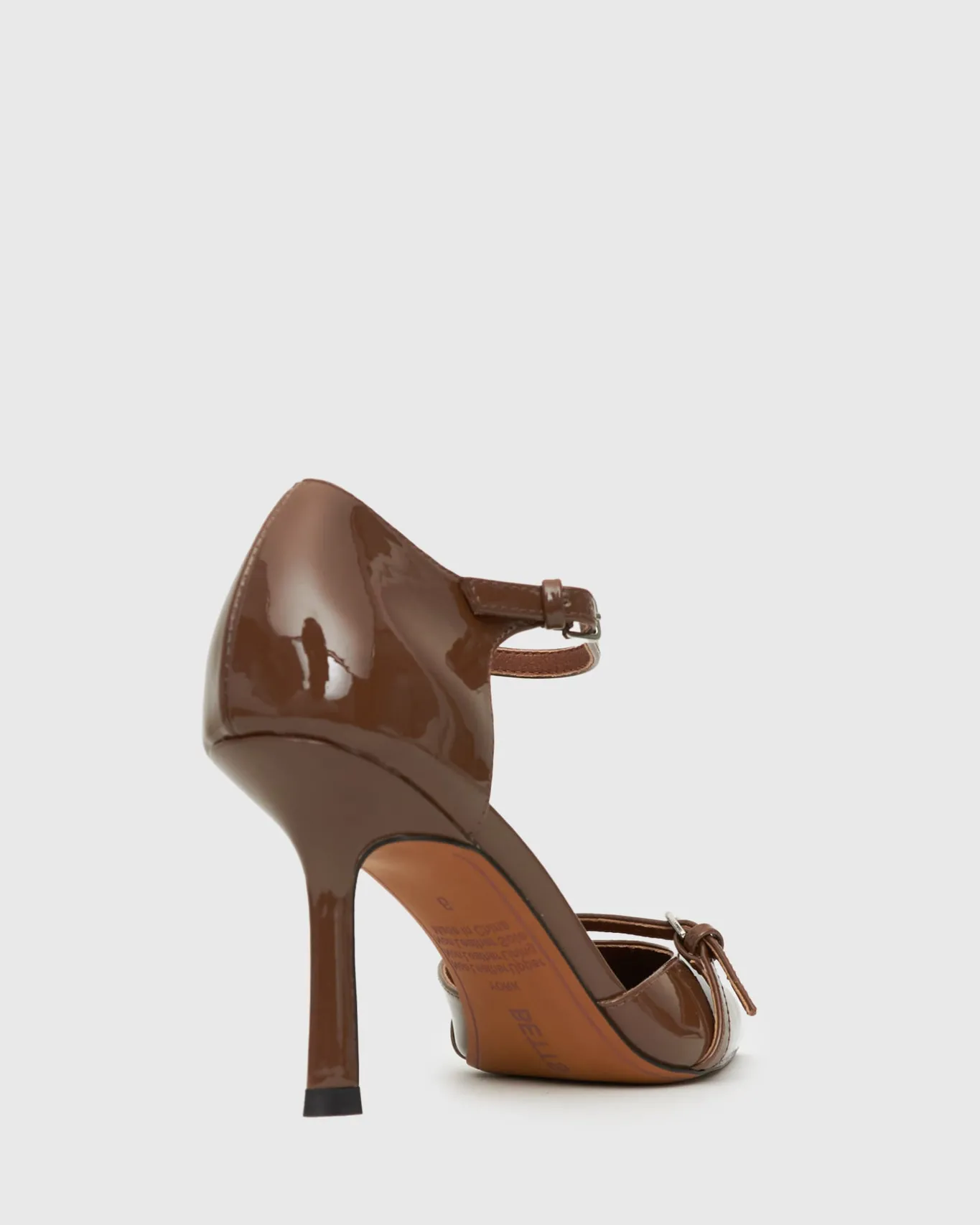 Women Betts Pumps|High^YVONNE Ankle Strap Stiletto Point