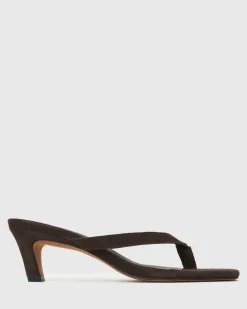 Women Betts Mules|Leather^ZAP Leather Thong Mule Sandals